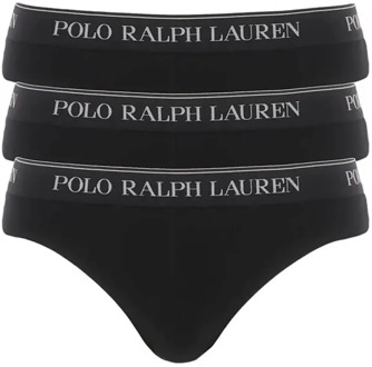 Ralph Lauren Slip van katoen in 3-pack Zwart