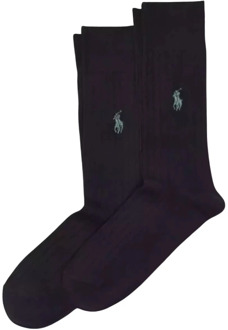 Ralph Lauren Sokken Polo Ralph Lauren  ASX71 RIB EGYPTIAN-SOCKS-2 PACK