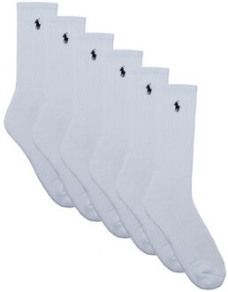Ralph Lauren Sokken Polo Ralph Lauren PRFRMNC CTNC-CREW SOCK-6 PACK" Wit - One size