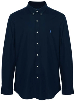Ralph Lauren Sport Lange Mouw Shirt Ralph Lauren , Blue , Heren - Xl,L,M,S