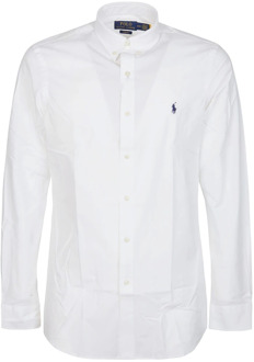 Ralph Lauren Sportieve Lange Mouw Shirt Ralph Lauren , White , Heren - 2Xl,Xl,L,M,S
