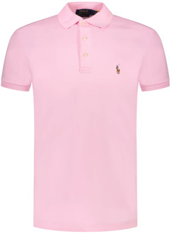 Ralph Lauren Ss23 Roze Katoenen Polo Polo Ralph Lauren , Pink , Heren - M,S