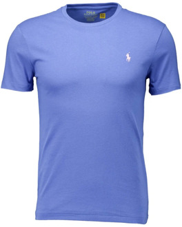 Ralph Lauren Stijlvol Blauw T-Shirt met Logo Ralph Lauren , Blue , Heren - Xl,L,M,S