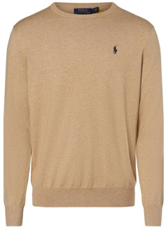 Ralph Lauren Stijlvolle Heren Gebreide Trui - Maglione Giro Ralph Lauren , Beige , Heren