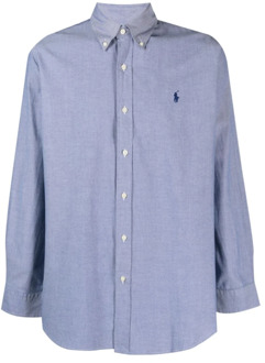 Ralph Lauren Stretch Oxford overhemd Ralph Lauren , Blue , Heren - 2Xl,M