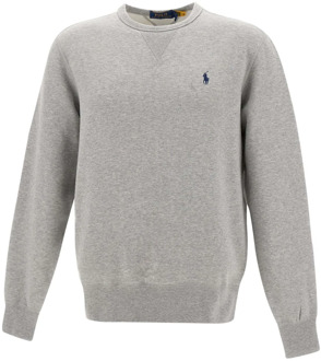 Ralph Lauren Sweater met ronde hals en logoborduring Andover Heather