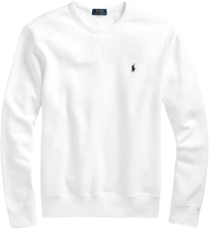 Ralph Lauren Sweater met ronde hals en logoborduring Wit - XXL