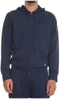 Ralph Lauren Sweatshirt met capuchon en rits Polo Ralph Lauren , Blue , Heren - 2Xl,Xl,M