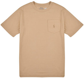 Ralph Lauren T-shirt Korte Mouw Polo Ralph Lauren SS POCKET TEE" Beige - 8 Jahre,10 / 12 Jahre,14 / 16 Jahre,18 / 20 Jahre