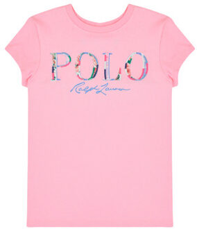 Ralph Lauren T-shirt Korte Mouw Polo Ralph Lauren SSPOLOTEE-KNIT SHIRTS-T-SHIRT" Roze - 7 Jahre,12 / 14 Jahre