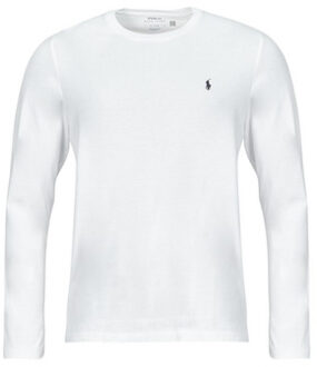 Ralph Lauren T-Shirt Lange Mouw Polo Ralph Lauren LS CREW NECK" Wit - XXL, S, M, L, XL
