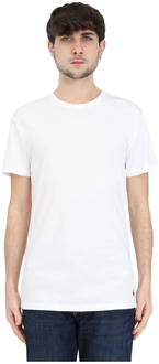 Ralph Lauren T-shirt met logo in 3-pack Gebroken wit - XL