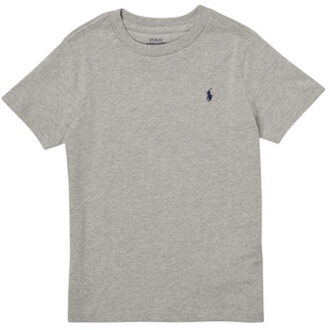 Ralph Lauren T-shirt met logoborduring Grijsmele - 128 / 8 in label