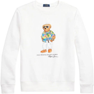 Ralph Lauren Teddy Bear Crew Neck Sweater Ralph Lauren , White , Heren - Xl,L,M,S