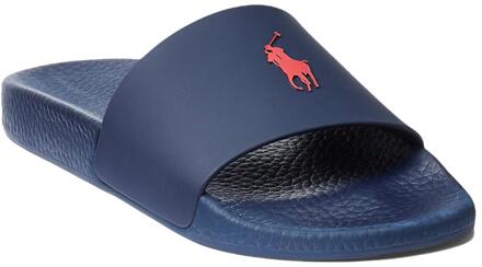 Ralph Lauren Teenslippers Polo Ralph Lauren POLO SLIDE-SANDALS-SLIDE" Marine - 36,37,38,39,40,41,42,43,44,45,46