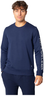 Ralph Lauren Trainingsshirt, Comfortabel en Stijlvol Ralph Lauren , Blue , Heren