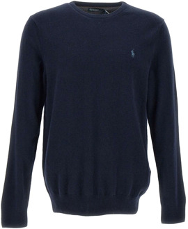 Ralph Lauren Trui met Ronde Hals Hunter Navy - XXL - Heren