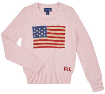 Ralph Lauren Trui Polo Ralph Lauren AMERICAN SWT-TOPS-SWEATER" Roze - 7 Jahre,8 / 10 Jahre,12 / 14 Jahre