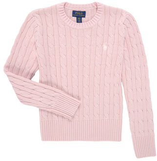 Ralph Lauren Trui Polo Ralph Lauren CABLE CN-SWEATER-PULLOVER" Roze - 7 Jahre,8 / 10 Jahre
