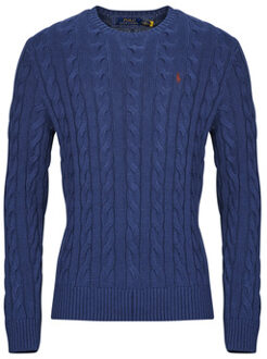 Ralph Lauren Trui Polo Ralph Lauren PULL COL ROND EN MAILLE TORSADEE" Blauw - S, M