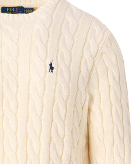 Ralph Lauren Trui ronde hals Beige - XL