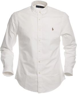 Ralph Lauren Verfijnd Oxford Wit Formeel Overhemd Ralph Lauren , White , Heren - 2XL