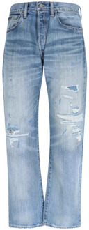 Ralph Lauren Vernielde blauwe spijkerbroek Ralph Lauren , Blue , Heren - W30,W33