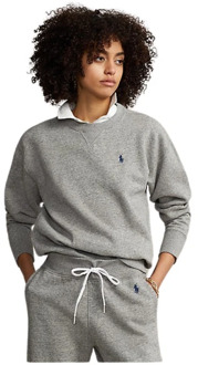Ralph Lauren Vintage Donkergrijze Sweatshirt Ralph Lauren , Gray , Dames - XS