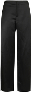 Ralph Lauren Wide Trousers Ralph Lauren , Black , Dames - Xs,3Xs