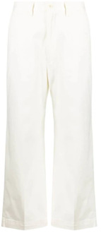 Ralph Lauren Wide Trousers Ralph Lauren , White , Dames - Xs,3Xs