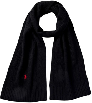 Ralph Lauren Winter Sjaal Collectie voor Mannen Ralph Lauren , Black , Heren - ONE Size