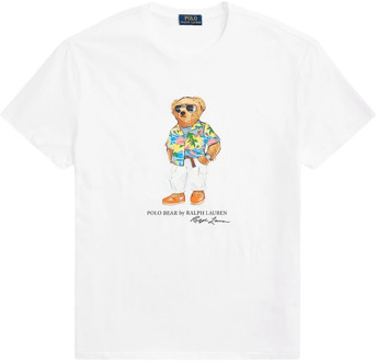 Ralph Lauren Wit korte mouw t-shirt stijl 710854497032 Ralph Lauren , White , Heren