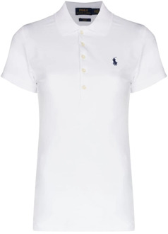 Ralph Lauren Witte Polo Shirt Damesmode Ralph Lauren , White , Dames - Xl,L,M,Xs