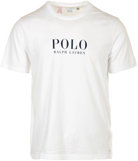 Ralph Lauren Witte T-shirts en Polos Crew Top Ralph Lauren , White , Heren - 2Xl,L