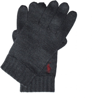 Ralph Lauren Wollen Handschoenen Ralph Lauren , Gray , Heren - ONE Size