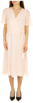 Ralph Lauren Wrap Dresses Ralph Lauren , Pink , Dames - Xs,2Xs
