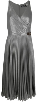 Ralph Lauren Zilveren jurken voor vrouwen Ralph Lauren , Gray , Dames - XS