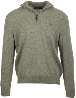 Ralph Lauren Zip-Up Sweater - Xxl, Fawn Grey Heather Ralph Lauren , Gray , Heren - 2Xl,Xl,L,M,S