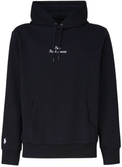 Ralph Lauren Zwart Sweatshirt met Logo Borduursel Polo Ralph Lauren , Black , Heren - 2Xl,Xl,L