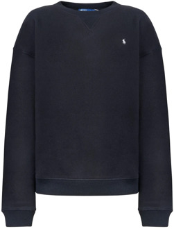 Ralph Lauren Zwarte Polo Sweater Polo Ralph Lauren , Black , Heren - XL
