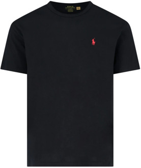 Ralph Lauren Zwarte Polo T-shirts en Polos Ralph Lauren , Black , Heren - 2Xl,Xl,L,M,S