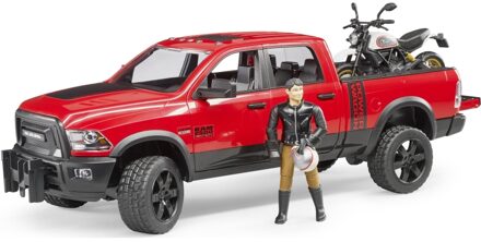 RAM 2500 Power Wagon met accessoires Bruder Rood