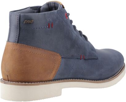 Ram Leren Herenlaarzen Navy Blauw