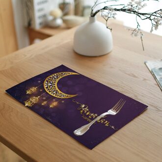 Ramadan Festival Decoraties Restaurant Hotel Creatieve Huishoudelijke Tafel Mat Individuales De Mesa Keuken Accessoires Set De Tafel