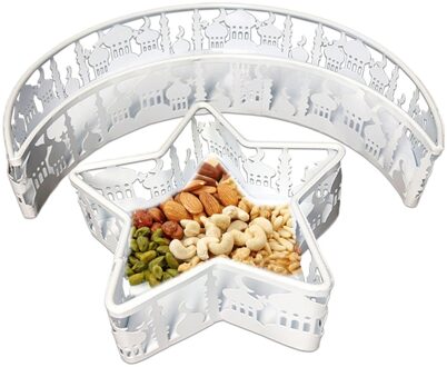 Ramadan Festival Lade Moslim Moon Star Tranditional Dienblad Dessertbord Keuken Items Dienbladen Decoratieve Luxe Lade