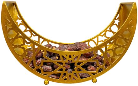 Ramadan Festival Lade Moslim Moon Star Tranditional Dienblad Dessertbord Keuken Items Dienbladen Decoratieve Luxe Lade
