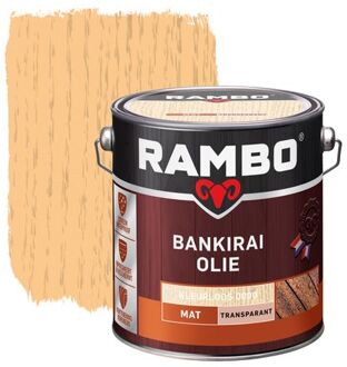 Rambo Bankirai Olie Transparant 0000 Kleurloos 2,5l