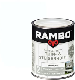 Rambo Buitenbeits Pantser - Puur Wit - Zijdeglans - 750ml