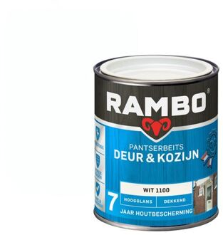 Rambo Deur & Kozijn pantserbeits hoogglans dekkend wit 1100 750 ml
