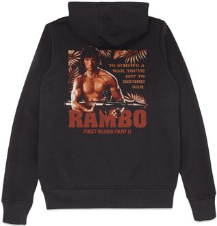Rambo First Blood Part II Guerilla Warfare Hoodie - Black - M Meerdere kleuren